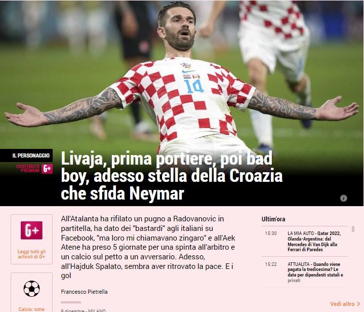 Objava italijanske "Gazzette" - Avaz