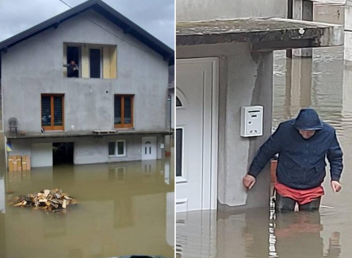 U Bihaću poplavljeno više naselja, širom Krajine aktivirana brojna klizišta