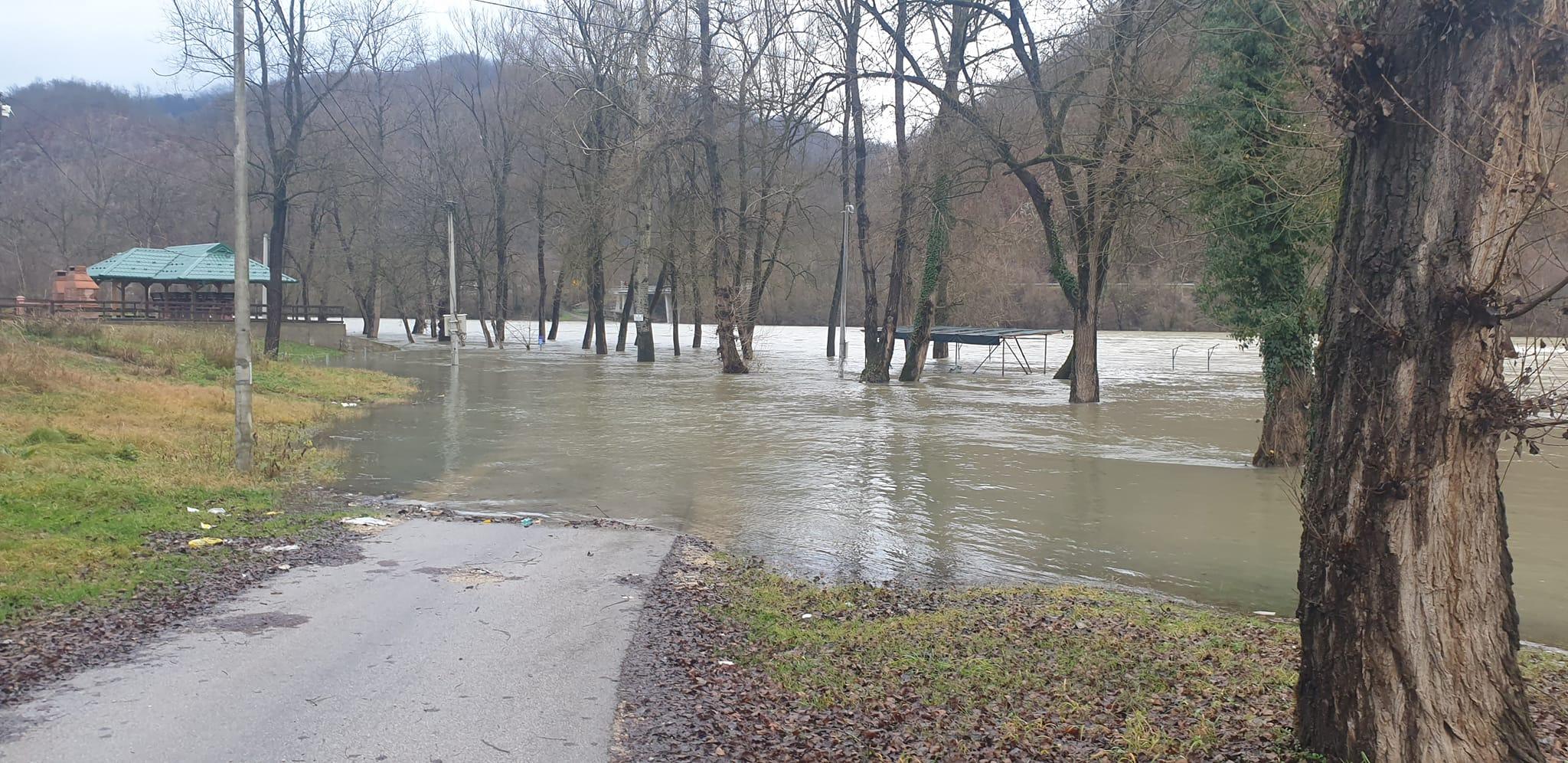 Vodostaj rijeke Drine u porastu 