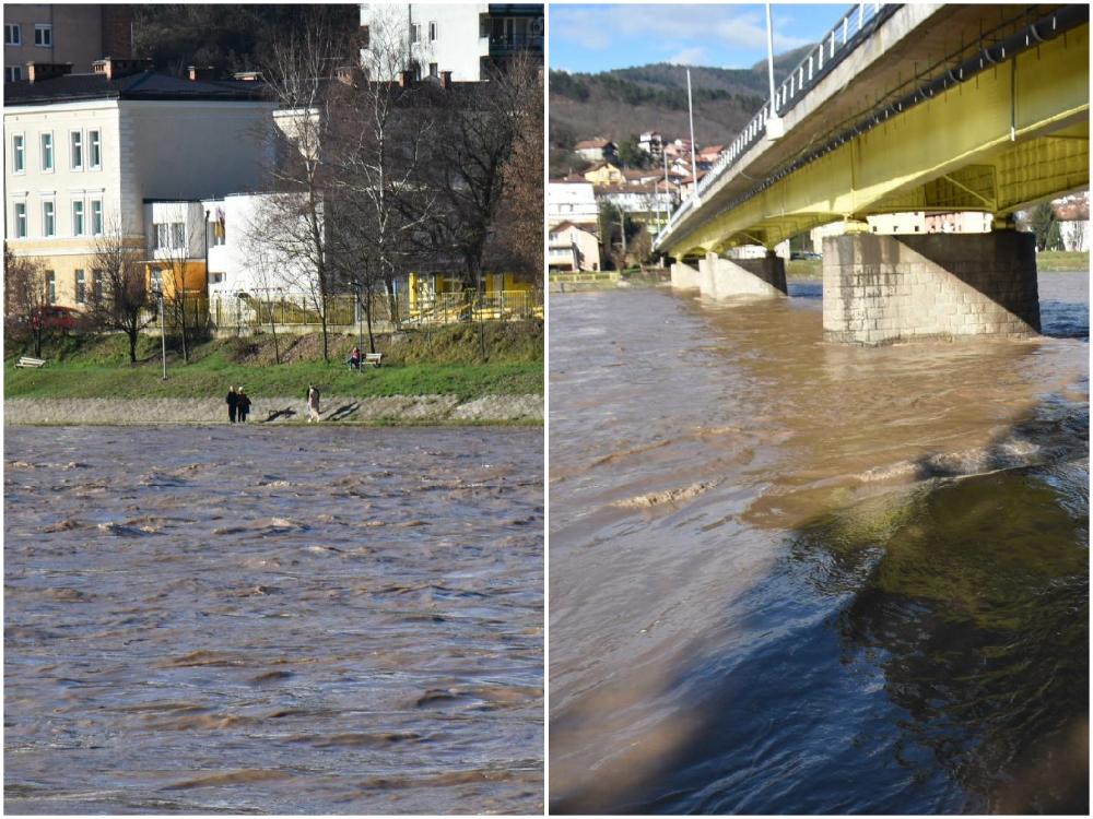 Mutna i nabujala Drina ponovo pokazuje svoju snagu