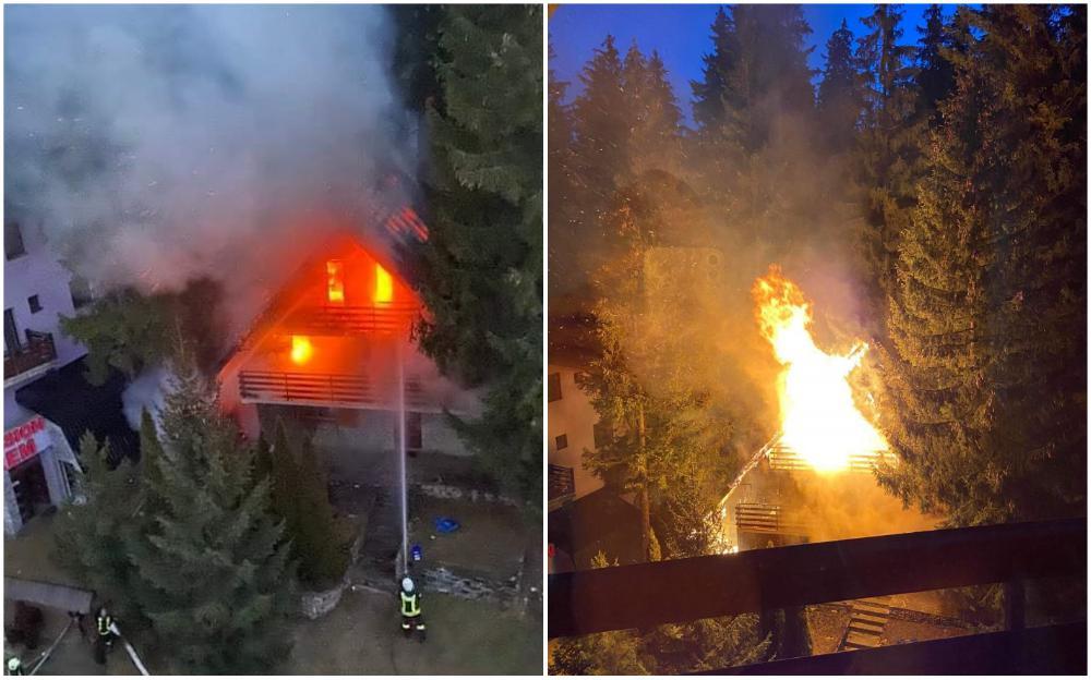 Video / Užas na Vlašiću: Gori vikendica, ne zna se ima li ljudi u njoj