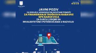 Općina Centar Sarajevo: Novčana pomoć za nabavku GPS narukvica za djecu i osobe s invaliditetom