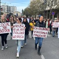 Počeli protesti u Beogradu zbog tragedije u Novom Sadu