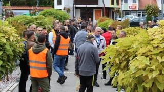 Rudari protestovali u Olovu zbog gašenja rudnika