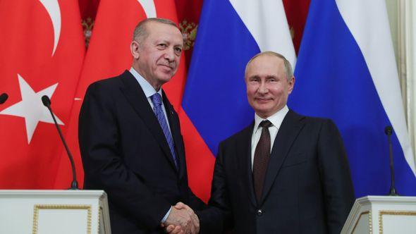 Redžep Tajip Erdoan i Vladimir Putin - Avaz