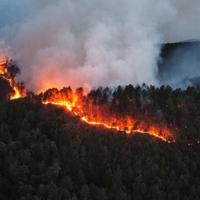 Helikopter Oružanih snaga BiH stiže ujutro u Maglaj: Gori šuma na miniranom području