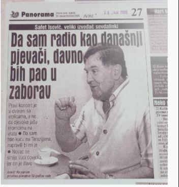 Intervju u "Dnevnom avazu" - Avaz