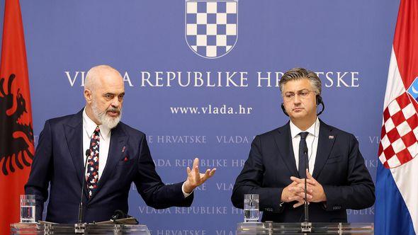 Edi Rama i Andrej Plenković - Avaz