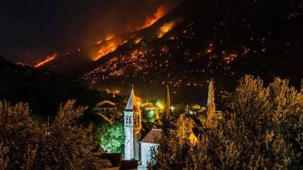 Požar u Žrnovnici - Avaz