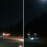 Video / Udes na autoputu između Visokog i Podlugova: Policija na terenu