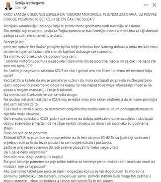 Status Sebije Izetbegović - Avaz