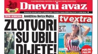 U današnjem "Dnevnom avazu" čitajte: Zlotvori su ubili dijete!