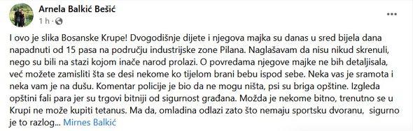 Objava na Facebooku - Avaz