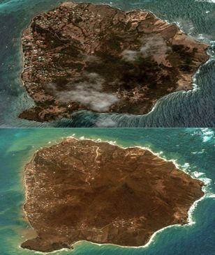 Karipski otok nakon udara uragana - Avaz