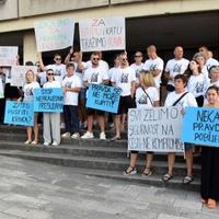 Dubrovnik: Protest zbog mogućeg puštanja na slobodu Klevise Ymeri