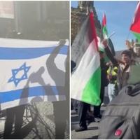 Sukob proizraelskih i propalestinskih demonstranata u Sjevernoj Irskoj