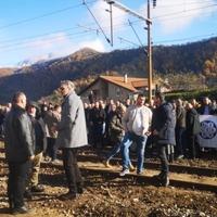 Završen protest u Jablanici: Radnici traže rekonstrukciju pruge u roku od 15 dana ili će blokirati magistralni put M-17