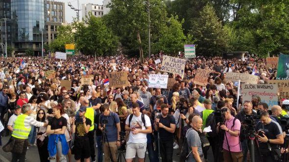 Sa održanih protesta - Avaz