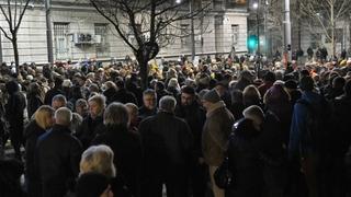 Počeo novi protest opozicije u Srbiji: Priključili im se i studenti