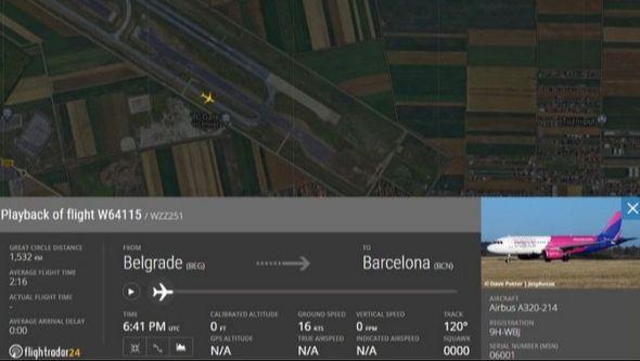 Airbus A320-214 koji je trebalo da poleti iz Beograda do Barselone - Avaz