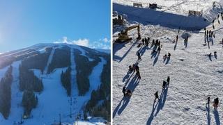 Snimak iz zraka / Pogledajte kako je Bjelašnica izgledala prvog dana vikenda