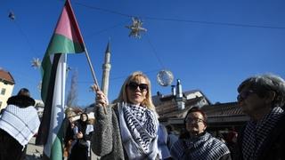 Na protestu u Sarajevu zatražen trajni mir za Palestince