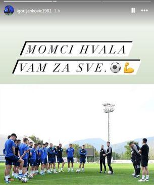 Objava Jankovića na društvenim mrežama - Avaz