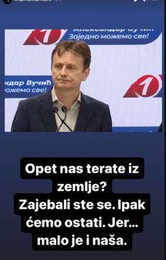 Objava Dragana Bjelogrlića - Avaz