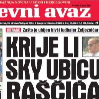 U današnjem broju "Dnevnog avaza" čitajte: Krije li Sky ubicu Raščića