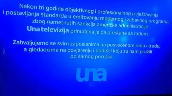 Poruka koja dočeka gledaoce kanala - Avaz