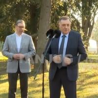 Dodik nakon sastanka s Vučićem: Mi ne želimo nikakav rat, njega prizivaju Helez i Isak