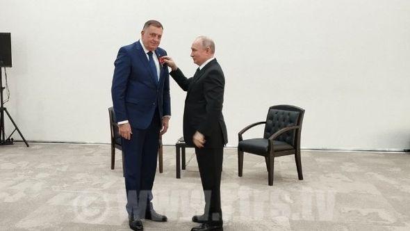 Dodik i Putin: S uručivanja Ordena - Avaz