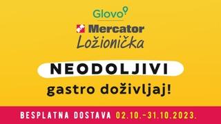 Besplatna dostava gotovih jela sa Gastro odjela Mercatora Ložionička putem Glovo aplikacije