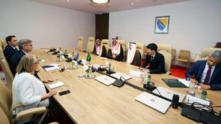 Zvizdić speaks with the delegation of the Consultative Assembly of the Kingdom of Saudi Arabia