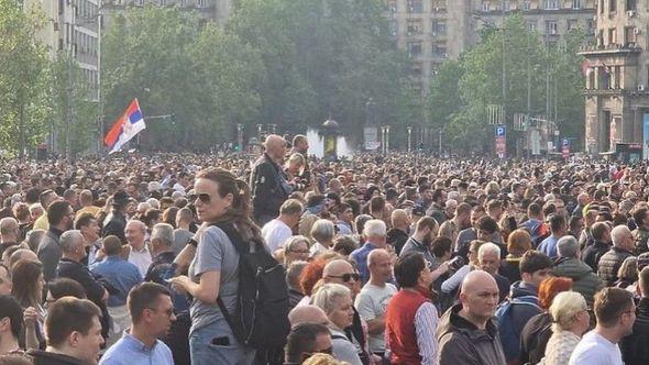 PROTEST BEOGRAD - Avaz