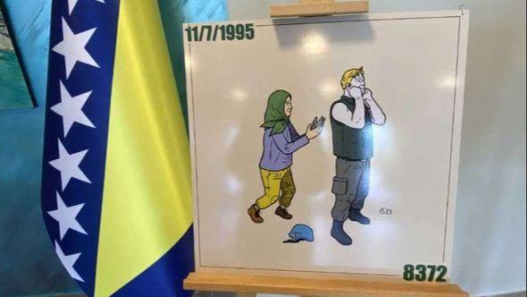 Izložba ilustracija o genocidu u Srebrenici - Avaz