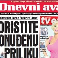 U današnjem izdanju "Dnevnog avaza“ čitajte: Iskoristite ponuđenu priliku