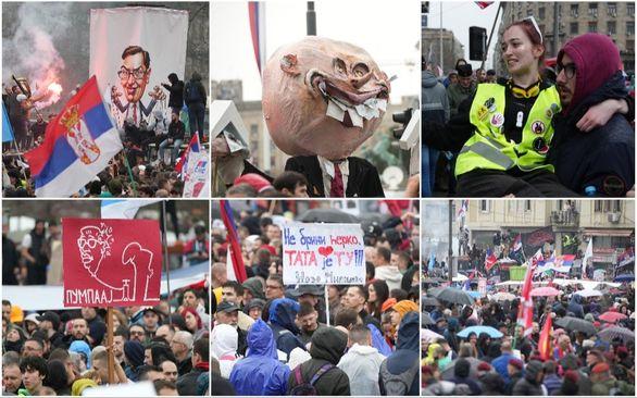 Beograd protesti - Avaz