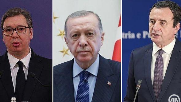 Aleksandar Vučić, Redžep Tajip Erdoan i Albin Kurti - Avaz