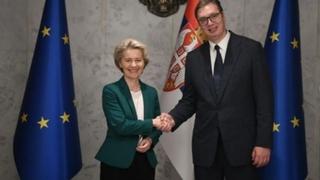 Vučić razgovarao s Fon der Lejen o situaciji na Kosovu 