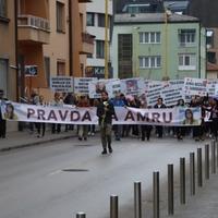 Foto + video / Završena mirna protestna šetnja za ubijenu Amru Kahrimanović