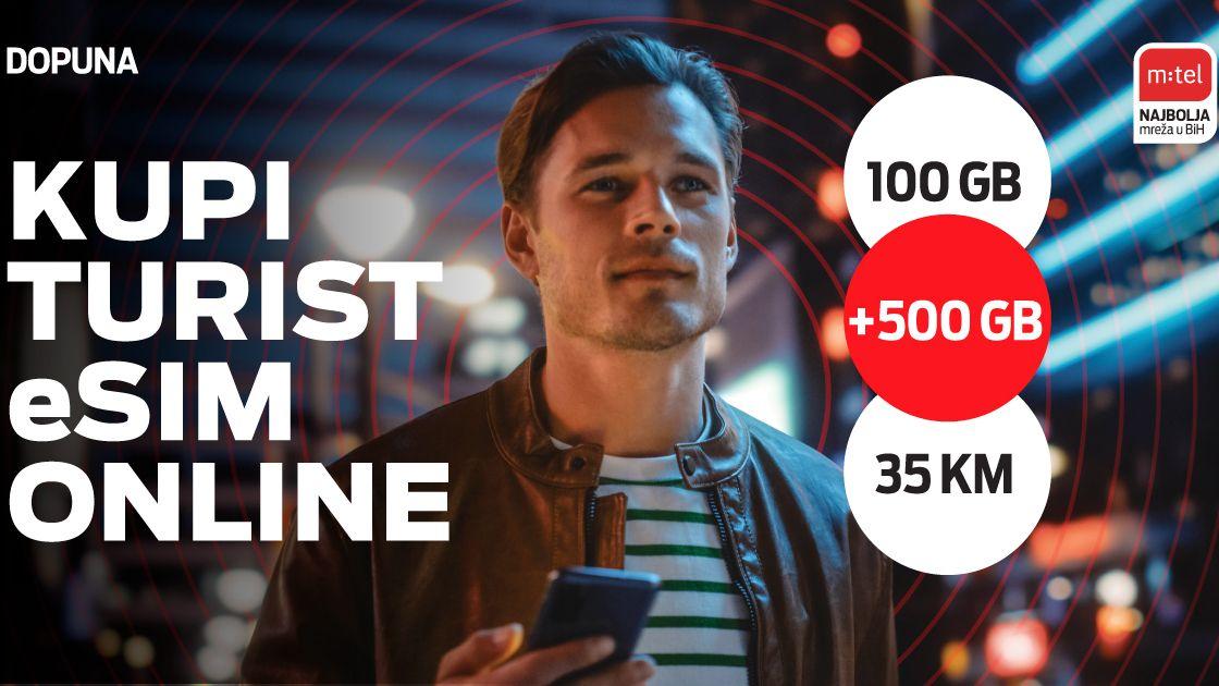 Kupi turist eSIM i budi uvijek online tokom boravka u BiH