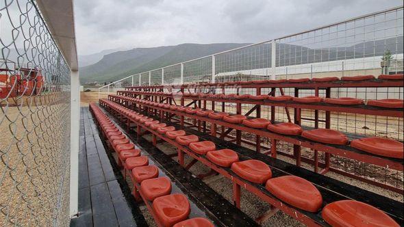 Preuređena gostujuća tribina na stadionu Rođeni - Avaz