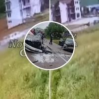 Video / Pojavio se snimak teške nesreće kod Cazina, povrijeđeno nekoliko osoba