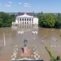 Ukrajinci objavili snimak poplavljenog grada Nova Kahovka