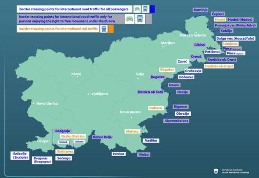 Granični prijelazi na koje ćete moći ući u Sloveniju - Avaz