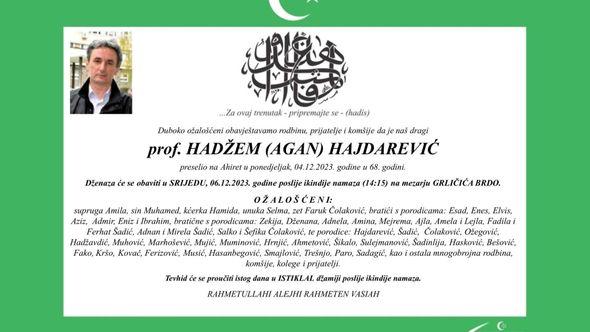 Hadžem Hajdarević - Avaz