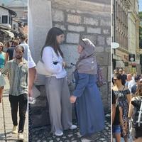 Ne smetaju ni visoke temperature: Sarajevo vrvi od turista uoči otvorenja SFF-a