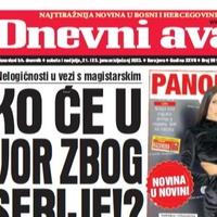 U dvobroju "Dnevnog avaza" čitajte: Ko će u zatvor zbog Sebije!?