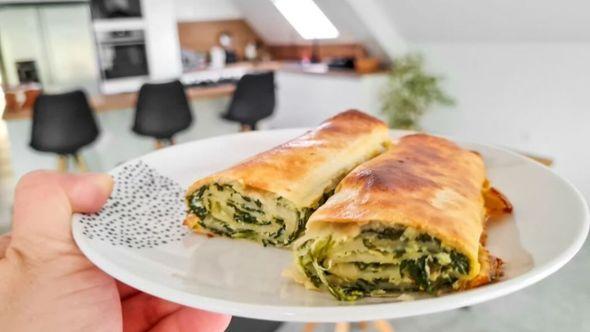 Zapečene tortilje sa špinatom   - Avaz